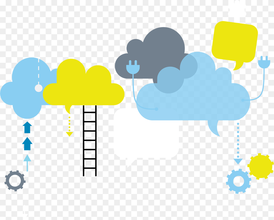 Cloud Computing Services Cloud Service Background, Art, Graphics, Balloon, Bulldozer Free Transparent Png