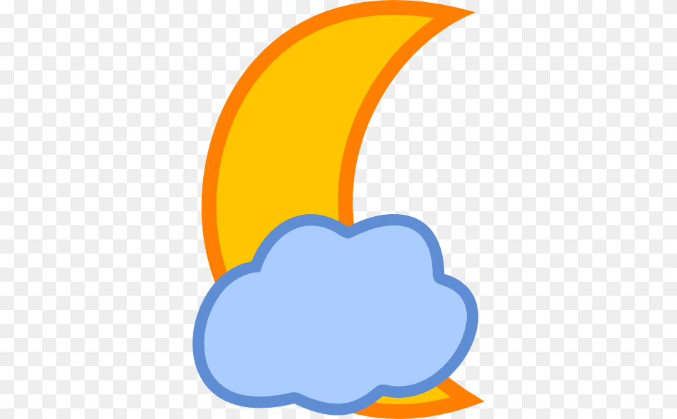 Cloud Covered Moon Clip Art, Nature, Outdoors, Sky, Logo Png