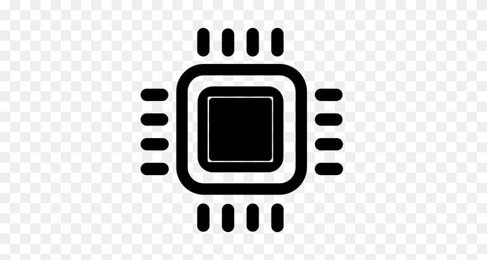 Cloud Cpu Cpu Device Icon With And Vector Format For Gray Free Png Download