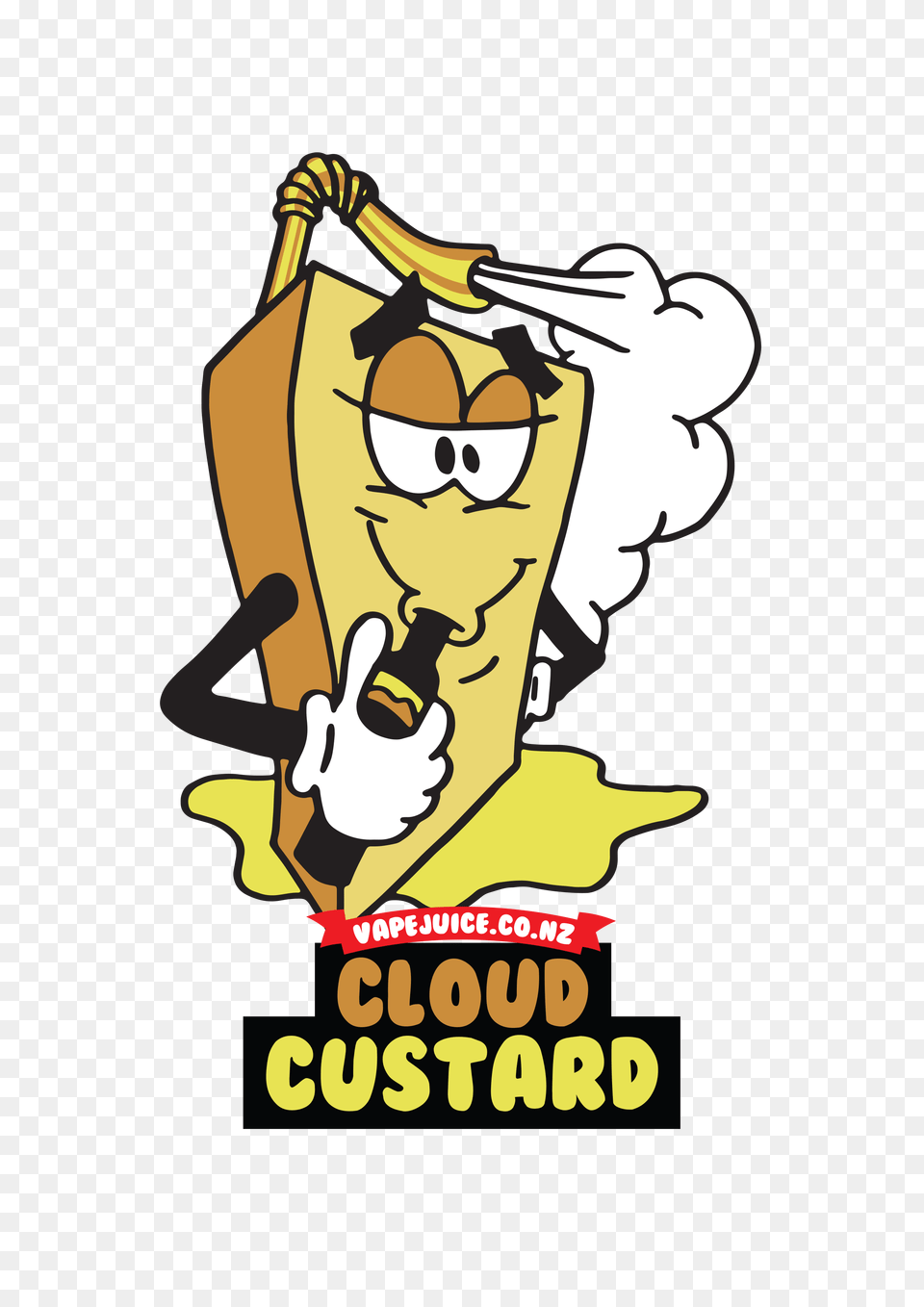 Cloud Custard Premium Vape Juice, Cartoon, Face, Head, Person Free Transparent Png