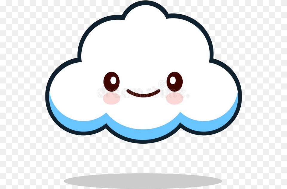 Cloud Cute Clipart Transparent Clip Art Cute Clouds, Nature, Outdoors Png Image