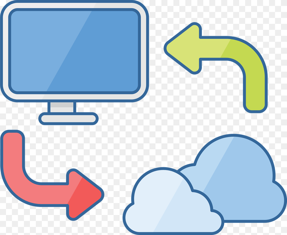 Cloud Data Clipart, Computer, Electronics, Pc, Computer Hardware Png