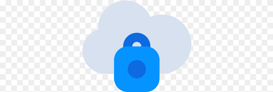 Cloud Data Internet Lock Locked Dot Free Png