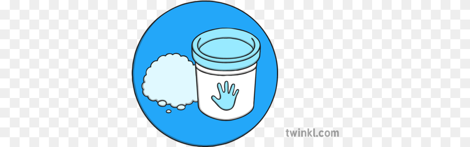 Cloud Dough Activity Icon Illustration Lid, Jar, Powder, Disk Free Png Download