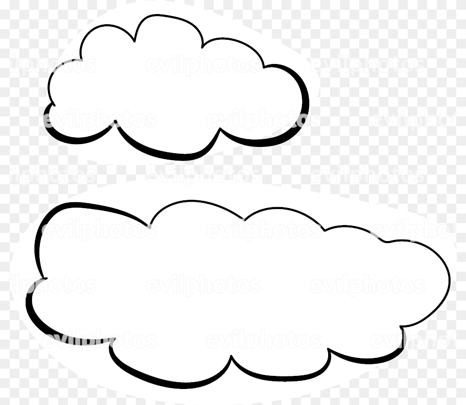 Cloud Drawing Line Art, Body Part, Mouth, Person, Teeth Free Png