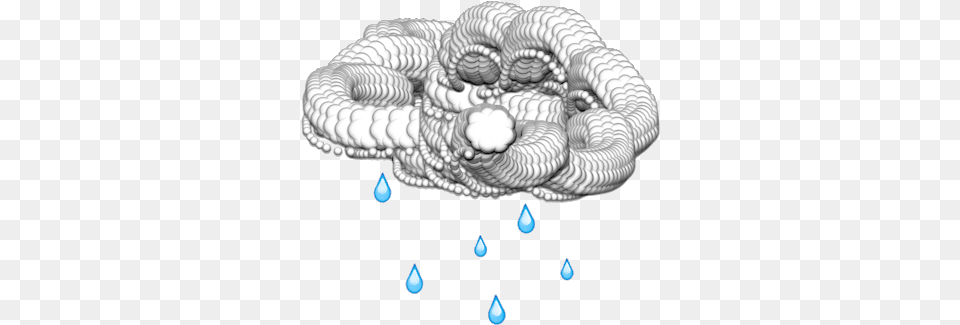 Cloud Emoji Tumblr Transparent Aesthetic Rain Gif, Animal, Reptile, Snake, Art Png Image