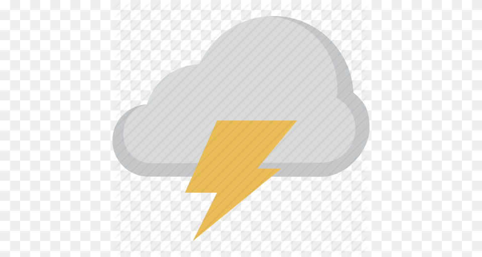 Cloud Forecast Lightning Weather Icon, Clothing, Hardhat, Helmet, Hat Free Png Download