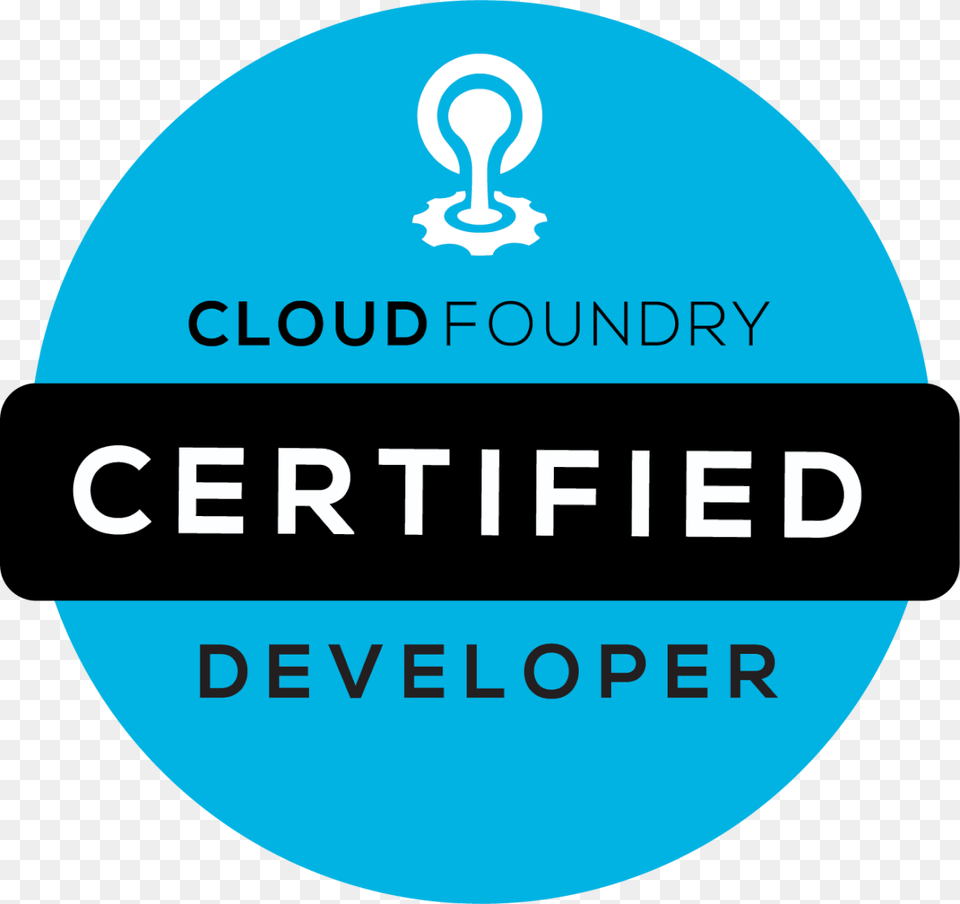 Cloud Foundry Certified Developer, Logo, Badge, Symbol, Disk Free Png Download