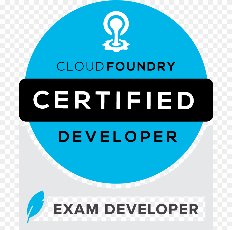 Cloud Foundry Certified Developer Circle, Logo, Advertisement, Poster, Disk Png Image