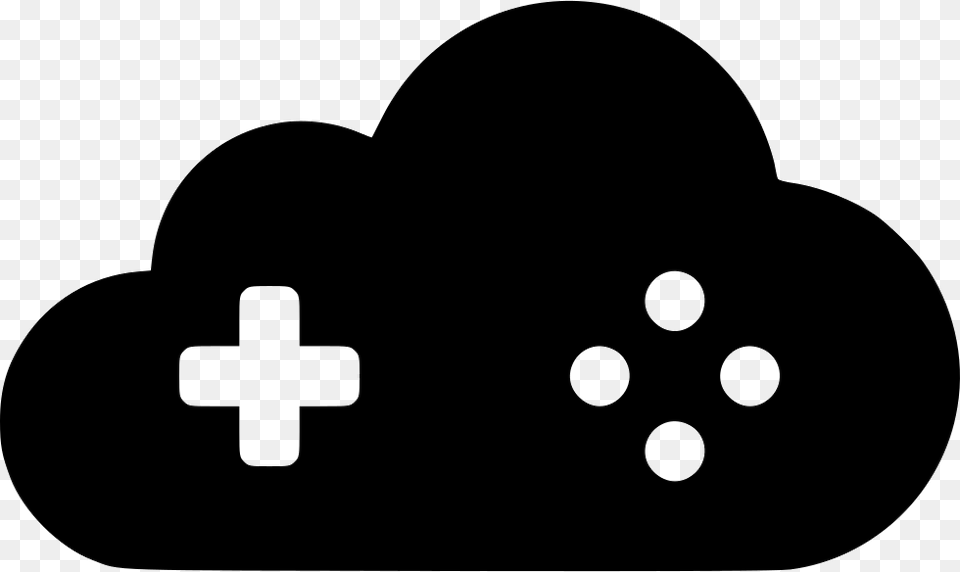 Cloud Gaming Cloud Gaming Icon, Stencil Free Png