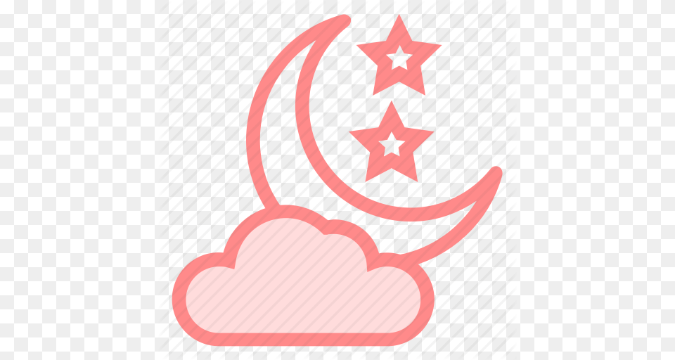 Cloud Halloween Moon Night Sky Staricon Icon, Star Symbol, Symbol Png Image