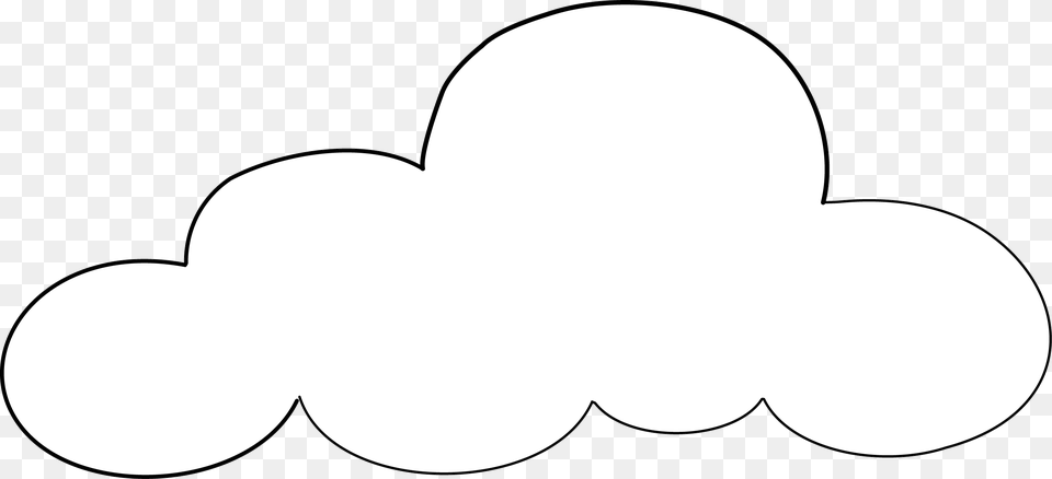 Cloud Hd Outline Transparent Background Clipart Free Cloud Coloring Page, Logo, Silhouette, Animal, Fish Png