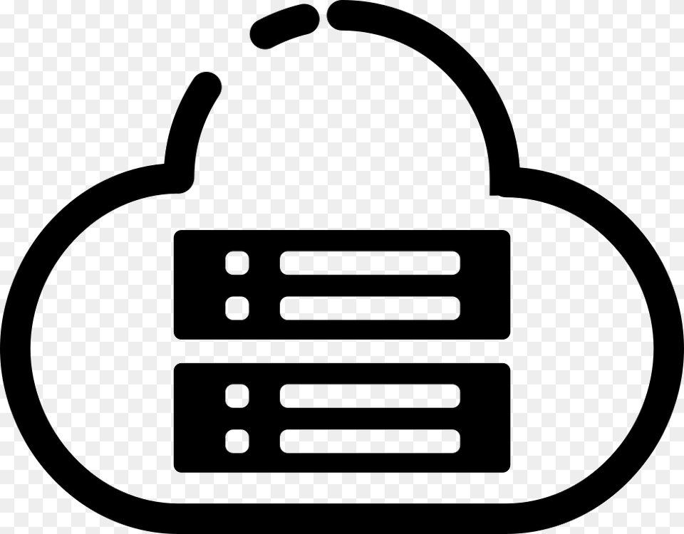 Cloud Hosting Cloud Resources Cloud Computing, Stencil, Bag, Clothing, Hat Free Png Download