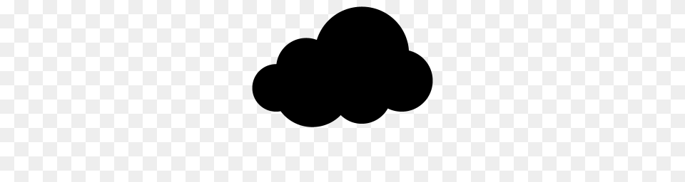 Cloud Icon, Gray Png Image