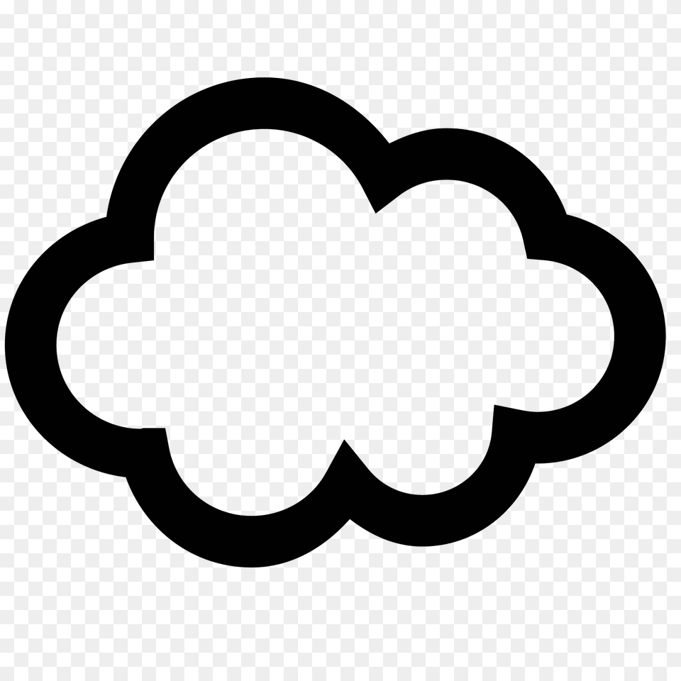 Cloud Icon, Gray Free Png Download