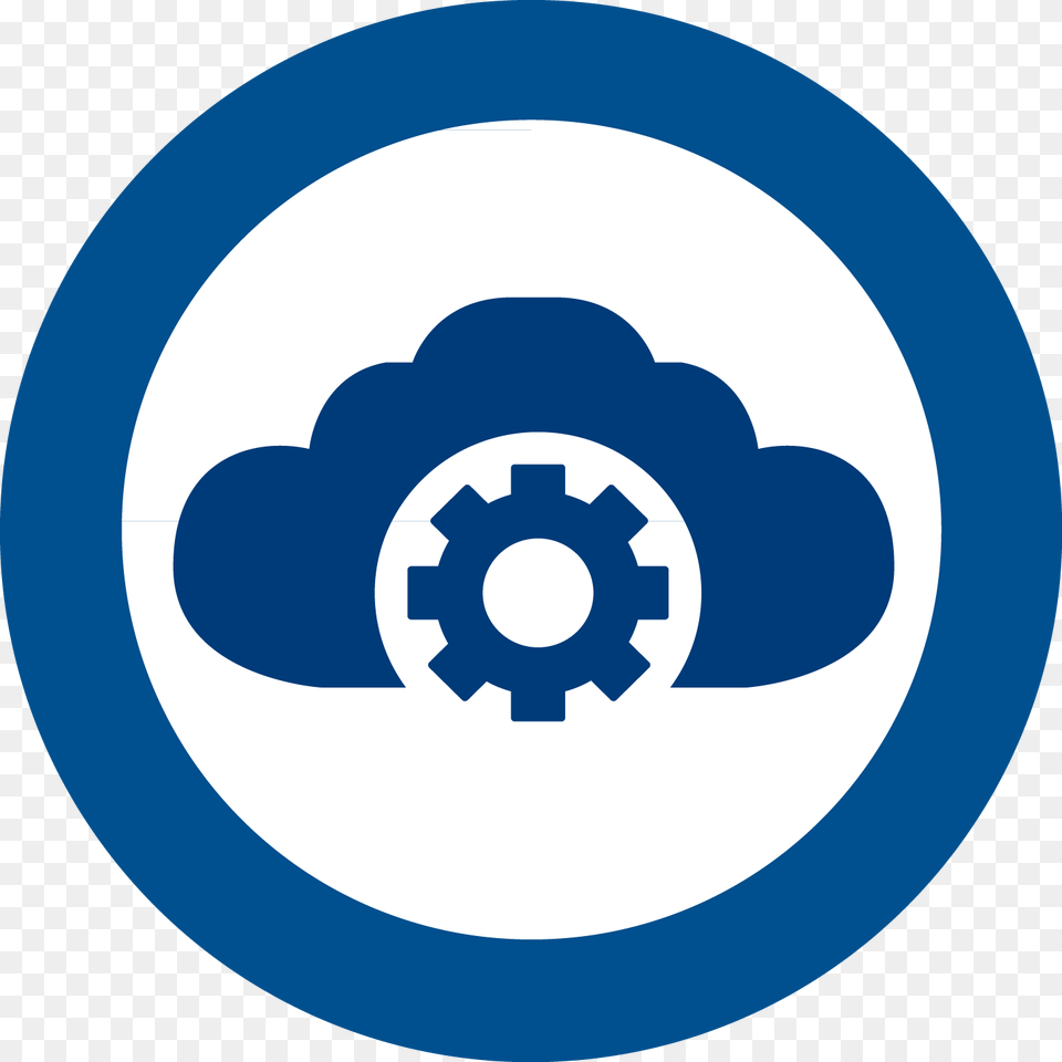 Cloud Icon Dark No Txt White Cloud Icon Dark No Txt Service Management Icon, Machine, Disk, Gear Png Image