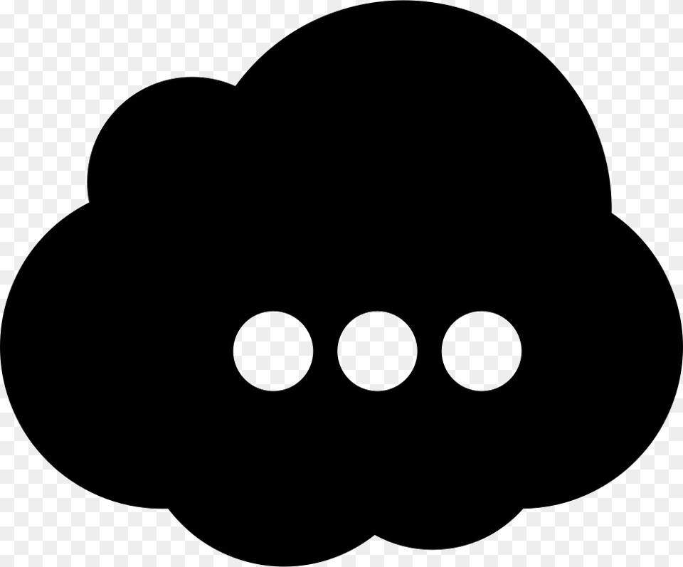Cloud Icon Download, Stencil, Silhouette, Astronomy, Moon Free Transparent Png