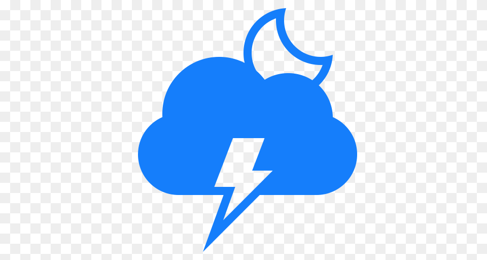 Cloud Lightning Moon Icon, Logo, Baby, Person, Weapon Free Png Download