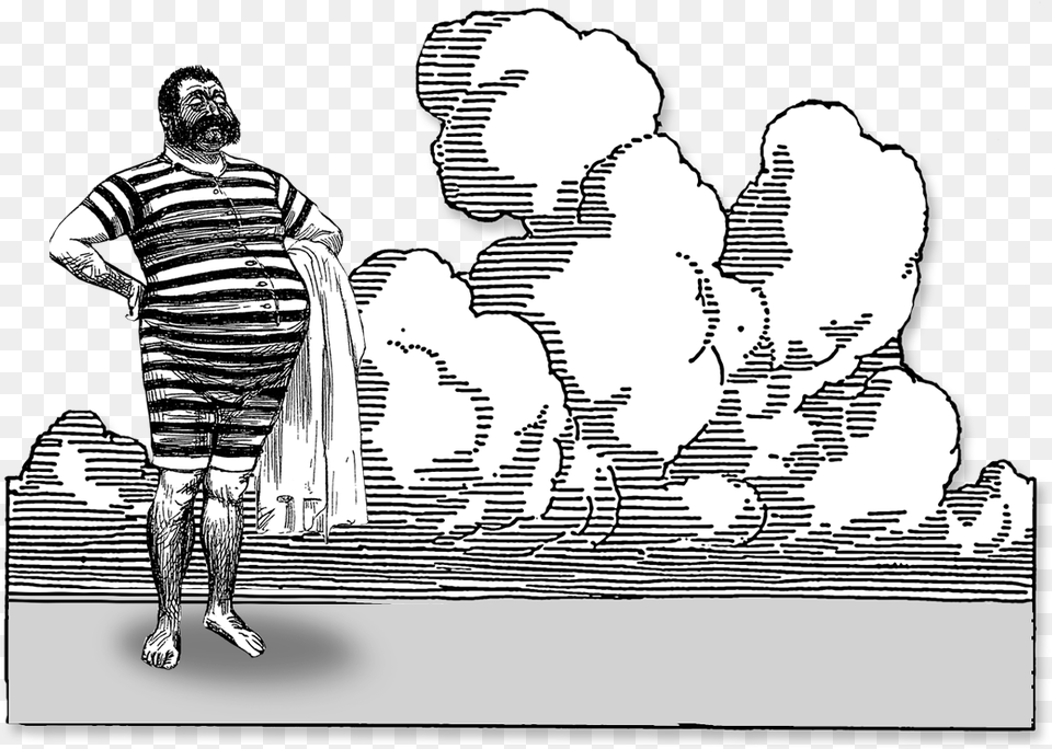 Cloud Line Drawing, Adult, Man, Male, Person Png Image