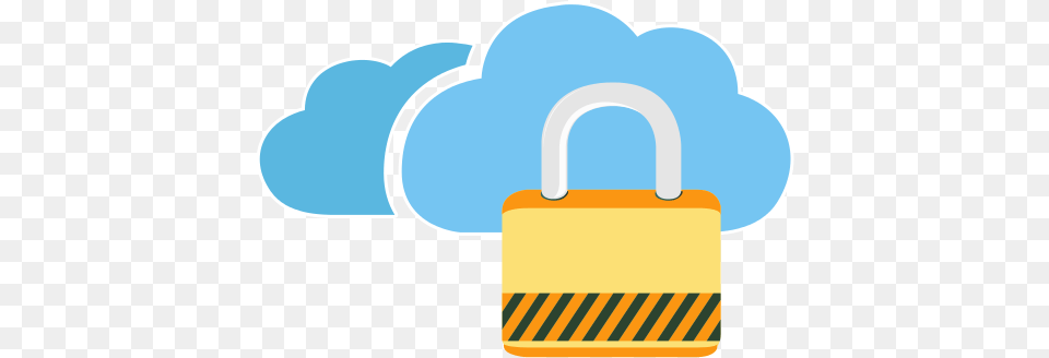 Cloud Lock Icon Myiconfinder Cloud And Key, Bulldozer, Machine Free Transparent Png