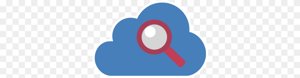 Cloud Magnifying Glass Pic Helping You Make Money Online Dot, Clothing, Hardhat, Helmet Free Png Download