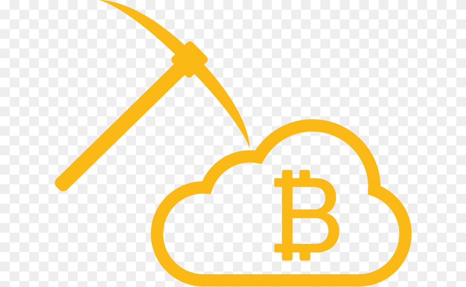 Cloud Mining Icon Bitcoin Mining Vector Png Image