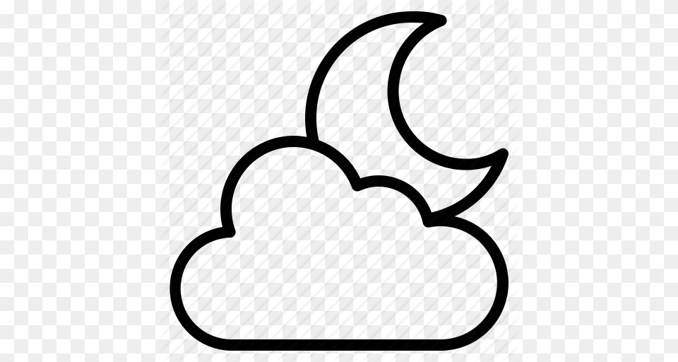 Cloud Moon Night Sky Icon, Accessories, Bag, Cushion, Handbag Free Transparent Png