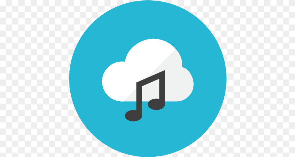 Cloud Music Icon Kameleon Iconset Webalys Music Icon Round, Nature, Outdoors, Sky, Disk Free Transparent Png