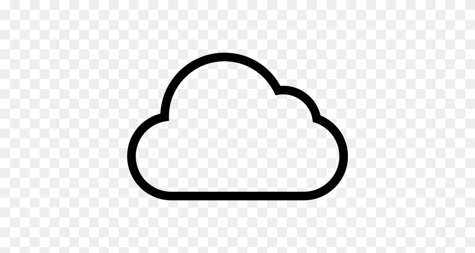 Cloud Network Storage Icon With And Vector Format For, Gray Free Png Download