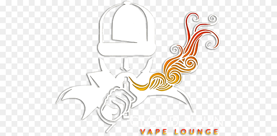 Cloud Neun Vape Illustration, Stencil, Helmet, Adult, Female Free Png