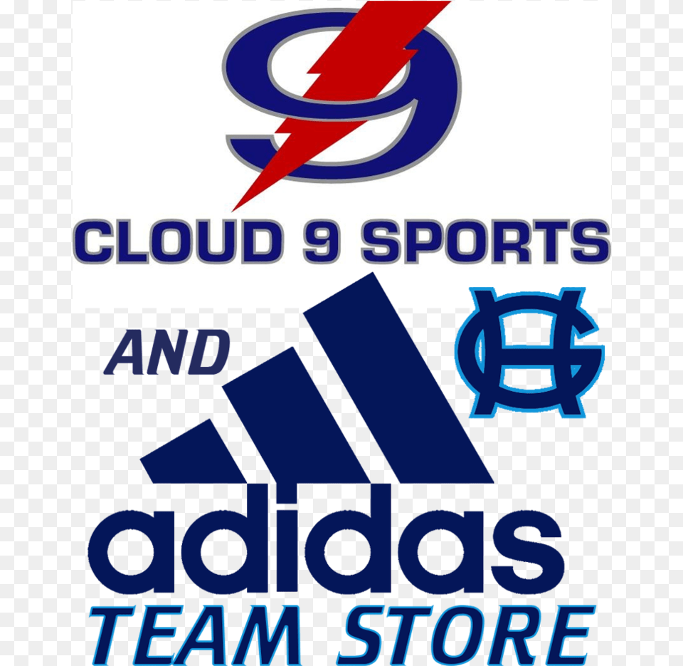 Cloud Nine Addidas Store Graphic Smaller Graphic Design, Logo, Advertisement Free Png Download