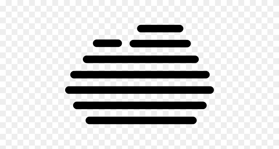 Cloud Of Horizontal Lines Weather Symbol Free Transparent Png