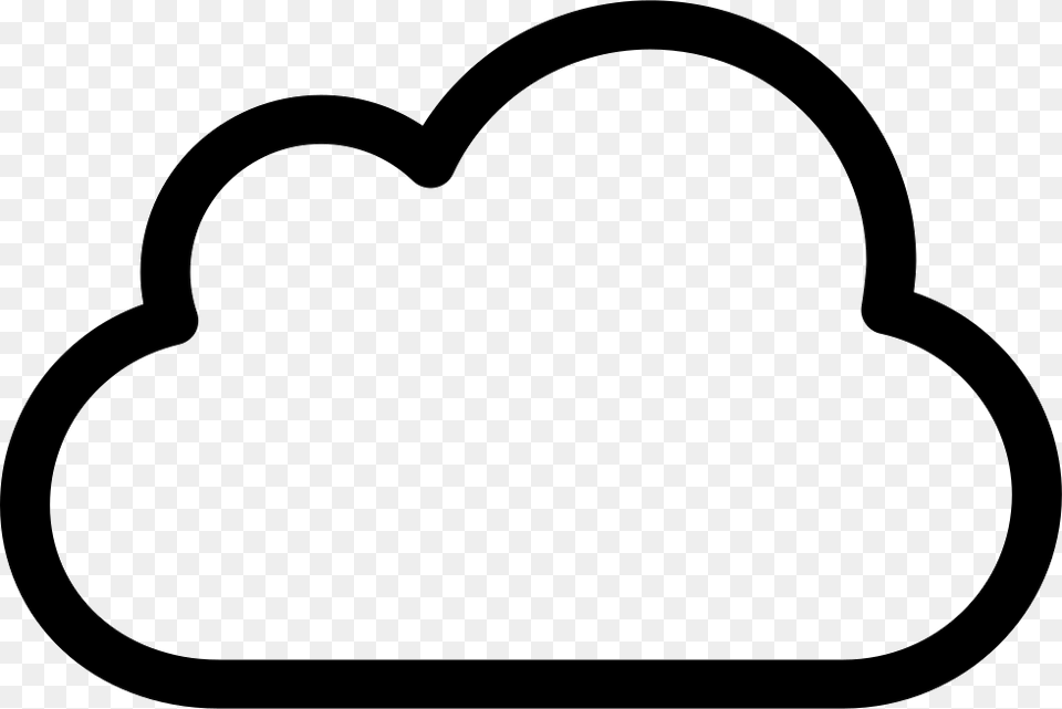 Cloud Outline Icon, Clothing, Hardhat, Helmet Free Png Download