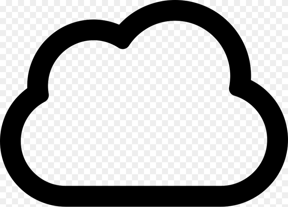 Cloud Outline Svg Icon Download Clipart Heart, Clothing, Hardhat, Helmet Free Png
