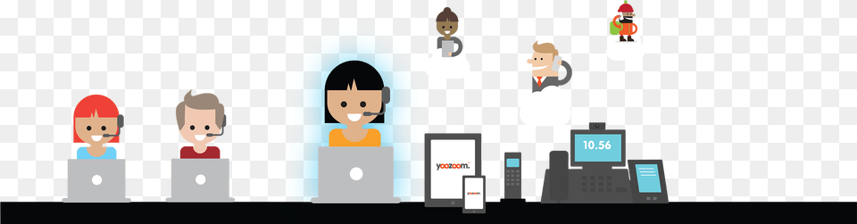 Cloud Phone System Cartoon, Person, Face, Head Free Png