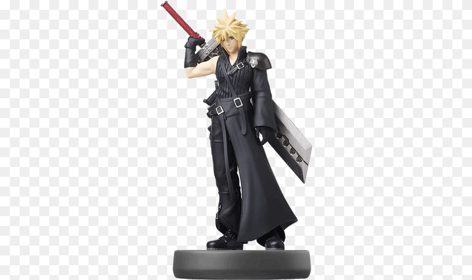 Cloud Player 2 Amiibo, Figurine, Adult, Female, Person Free Transparent Png