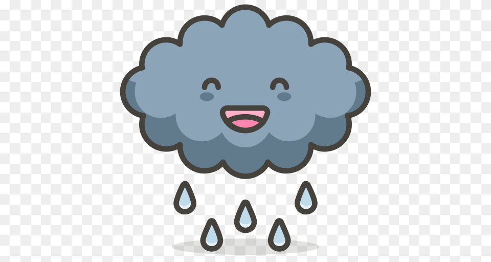 Cloud Rain Funny Icon Of Another Emoji Icon Set, Animal, Bear, Mammal, Wildlife Free Transparent Png