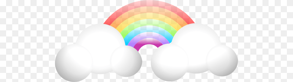 Cloud Rainbow Clip Art For Web, Sphere, Graphics Free Png Download
