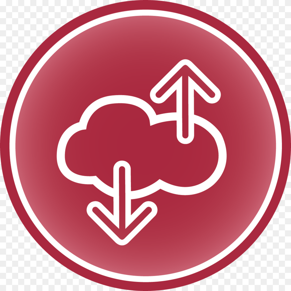 Cloud Red Mintcoin, Logo, Sticker, Sign, Symbol Free Png