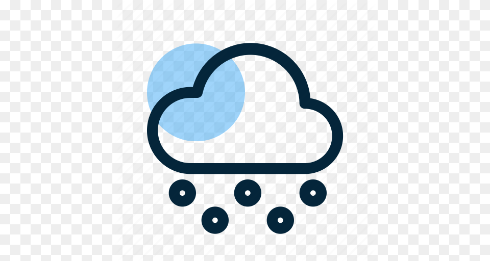 Cloud Seasons Snow Snowing Snowy Weather Winter Icon, Cushion, Home Decor, Electronics Png Image