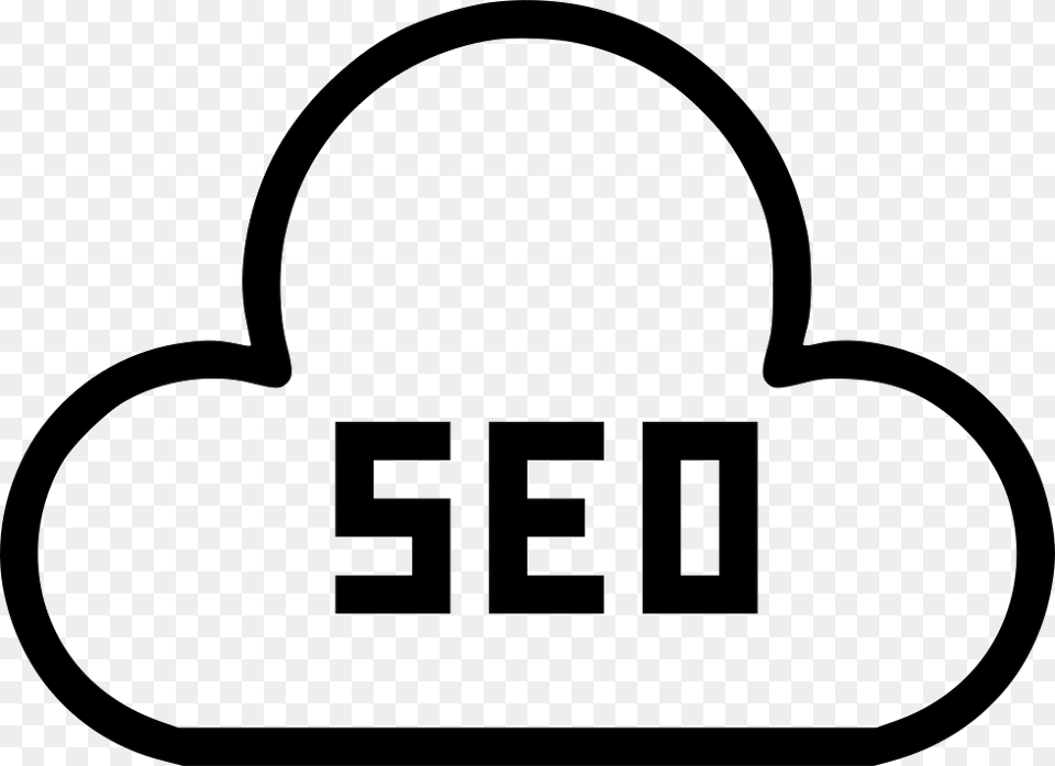 Cloud Seo Icon, Stencil, Logo Free Png