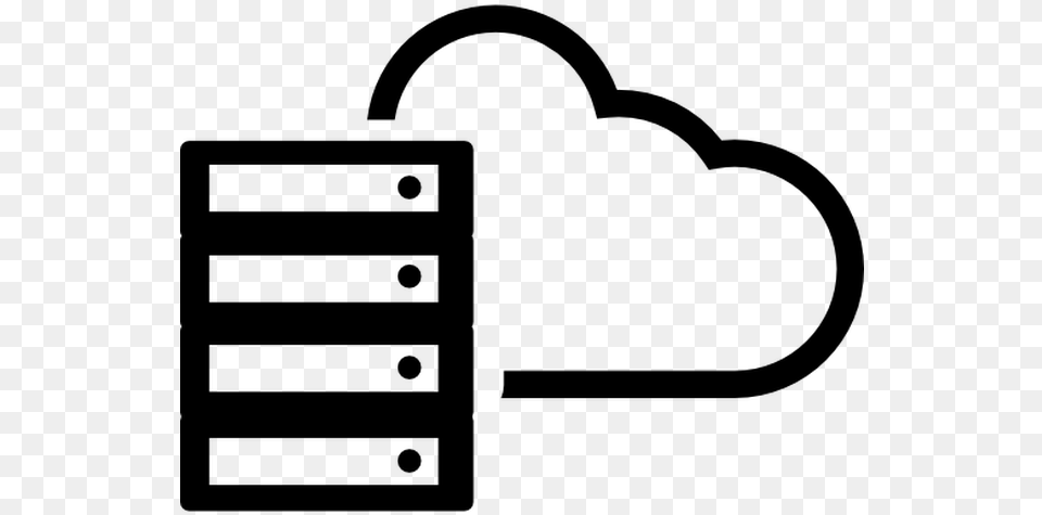 Cloud Server Cloud Server Icon, Gray Free Png Download