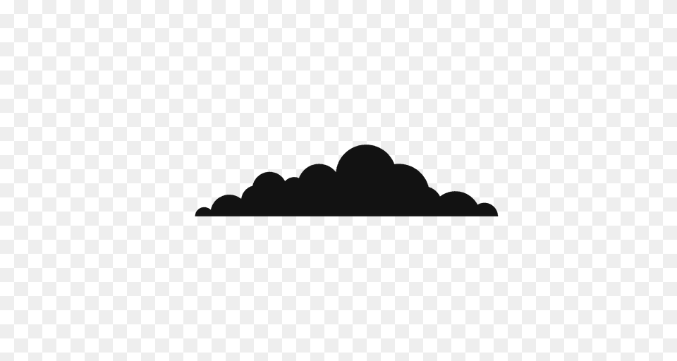 Cloud Silhouette, Green, Sky, Outdoors, Nature Free Png