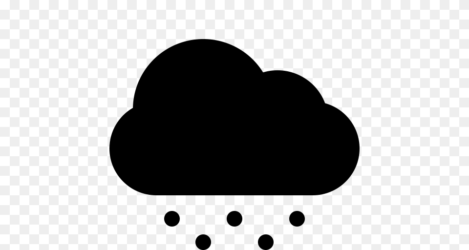 Cloud Snow Snow Snowfall Icon With And Vector Format, Gray Free Transparent Png