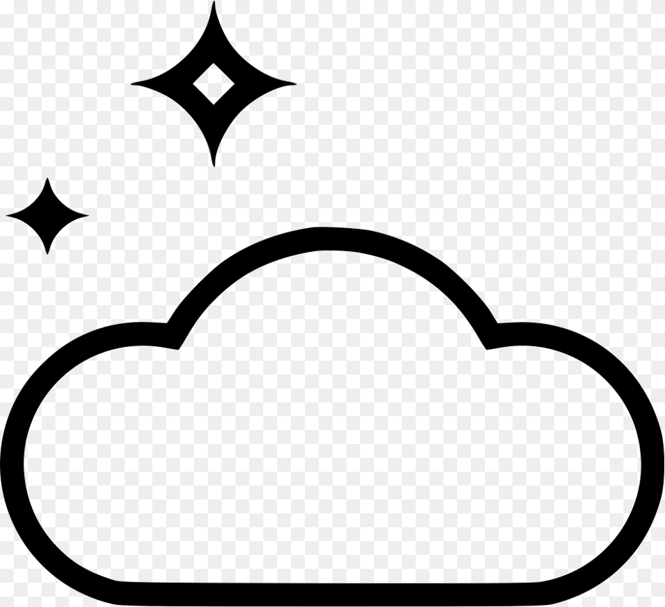 Cloud Stars Night Scalable Vector Graphics, Stencil, Smoke Pipe, Symbol Free Png