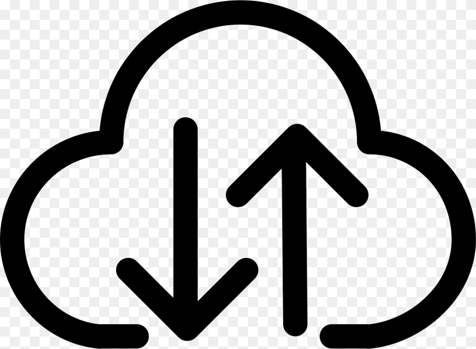 Cloud Storage Cloud Storage Icon, Symbol, Sign, Stencil Free Png Download