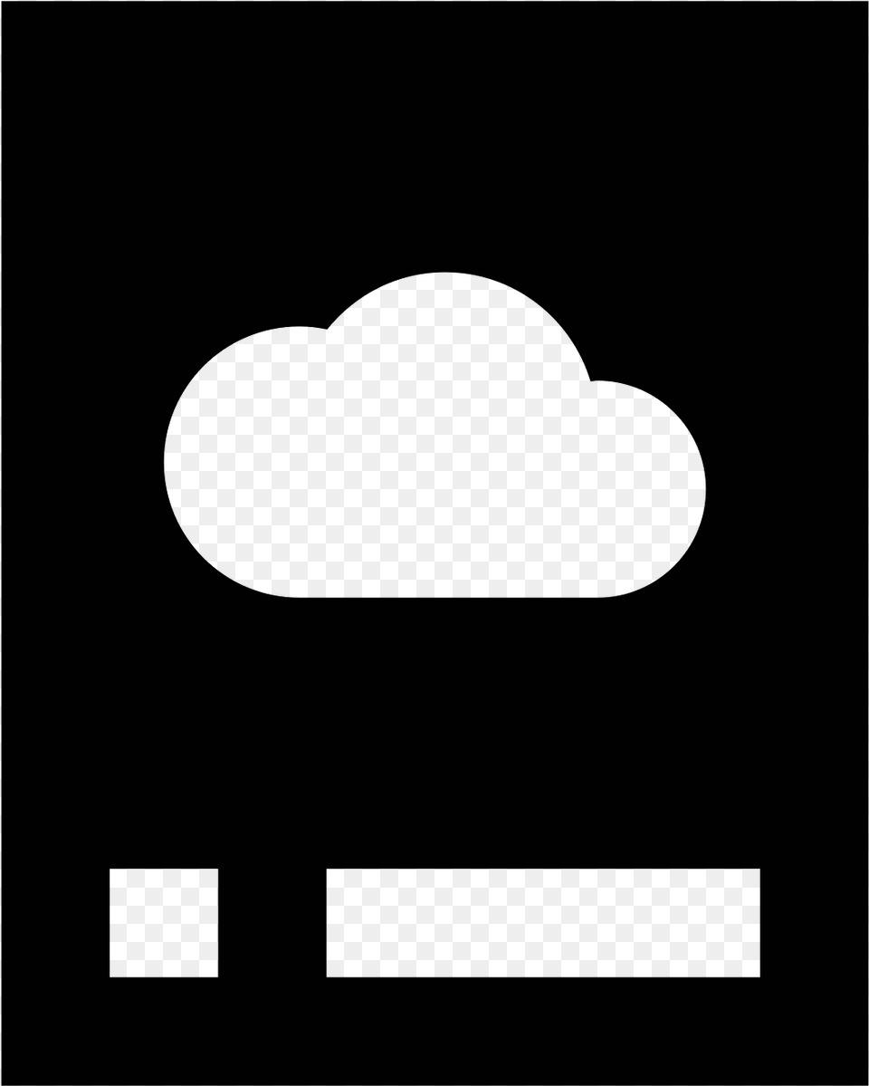 Cloud Storage Icon Illustration, Gray Free Png