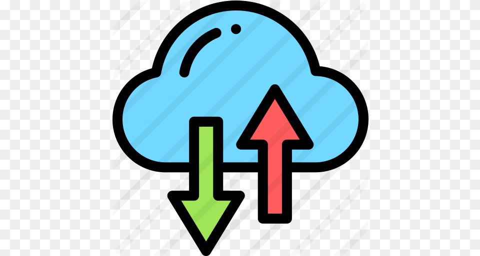 Cloud Storage Icono De Almacenamiento En La Nube, Cross, Symbol Free Png