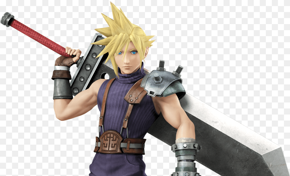 Cloud Strife, Clothing, Costume, Person, Adult Free Transparent Png
