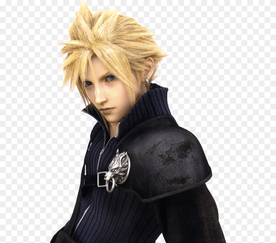 Cloud Strife Advent Children, Woman, Adult, Clothing, Costume Png Image